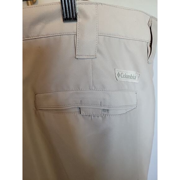 Columbia Pants Mens 40x31 Khaki Regular Fit Omni-Shield Casual Lightweight - Picture 6 of 12